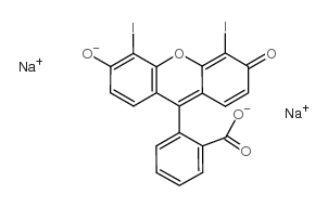 二碘荧光素 结构式