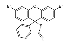 3',6'-二溴-3H-螺[苯并[c]噻吩-1,9'-占吨]-3-酮 结构式