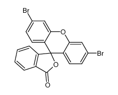 3',6'-二溴螺[异苯并呋喃-1(3H),9'-[9H]氧杂蒽]-3-酮 结构式