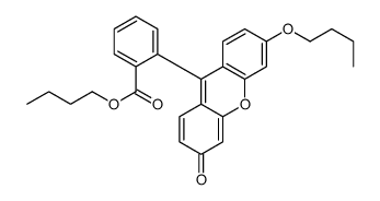 2-(3-丁氧基-6-氧杂蒽-9-基)苯甲酸丁酯 结构式