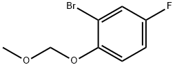 2-溴-4-氟甲氧基甲氧基苯 结构式