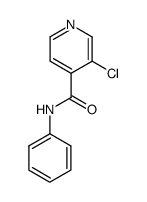 3-氯-N-苯基异烟酰胺 结构式