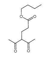 4-乙酰基-5-氧代己酸丁酯 结构式