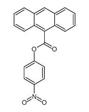 9-蒽甲酸-4-硝基苯酯 结构式