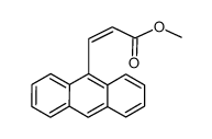 (Z)-3-(9-蒽基)丙烯酸甲酯 结构式
