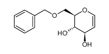 1,5-脱水-2-脱氧-6-O-(苯基甲基)-D-阿拉伯-己-1-烯糖 结构式