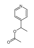 α-甲基-4-吡啶甲醇 4-乙酸酯 结构式