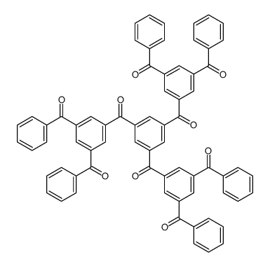1,3,5-苯三基三[(3,5-二苯甲酰基苯基)]甲酮 结构式
