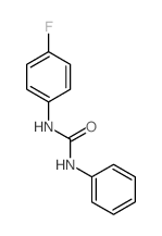 1-(4-Fluorophenyl)-3-phenylurea 结构式