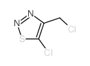 5-氯-4-氯甲基-1,2,3-噻二唑 结构式