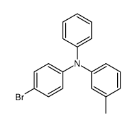 N-(4-溴苯基)-3-甲基-N-苯基苯胺 结构式