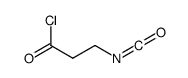 3-Isocyanatopropanoylchloride 结构式