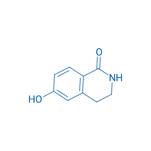 6-羟基-3,4-二氢异喹啉-1-酮 结构式