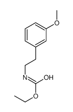 3-甲氧基苯乙基氨基甲酸乙酯 结构式