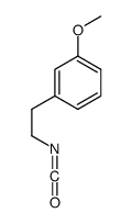 Benzene, 1-(2-isocyanatoethyl)-3-methoxy- 结构式