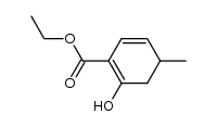 2-羟基-4-甲基-1,5-环己二烯-1-羧酸乙酯 结构式