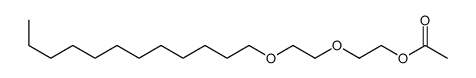 2-Dodecyloxyethanol acetate (ester) 结构式