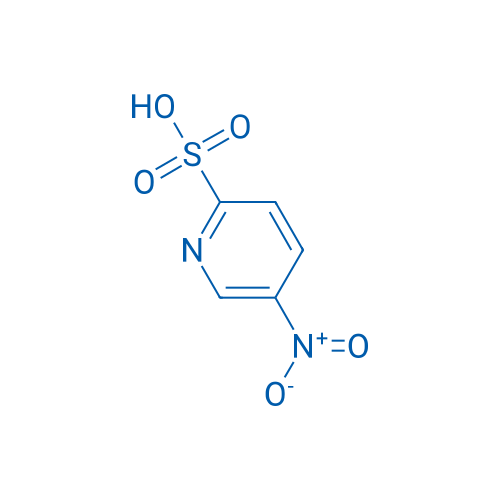 5-硝基吡啶-2-磺酸 结构式