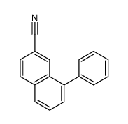 2-氰基-8-苯基萘 结构式