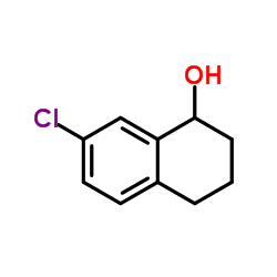 7-氯-1,2,3,4-四氢萘-1-醇 结构式