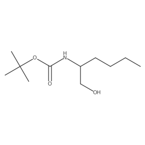 N-Boc-(R)-2-氨基己-1-醇 结构式