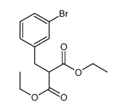 2-(3-溴苄基)丙二酸二乙酯 结构式
