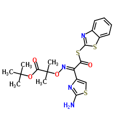 头孢他啶侧链酸活性酯 结构式