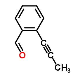 2-(1-丙炔基)苯甲醛 结构式