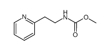 Carbamic acid, [2-(2-pyridyl)ethyl]-, Me ester (4CI) 结构式