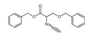 2-叠氮基-3-苄氧基丙酸苄酯 结构式