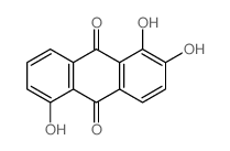 2-羟蒽绛酚 结构式