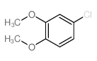 4-氯-1,2-二甲氧基苯 结构式