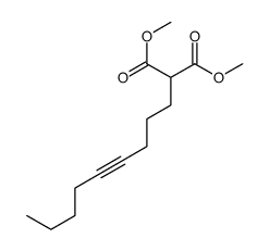 2-(4-壬炔-1-基)丙二酸 1,3-二甲酯 结构式