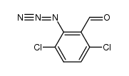 2-叠氮基-3,6-二氯苯甲醛 结构式