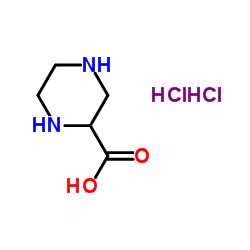 哌嗪-2-甲酸二盐酸盐 结构式