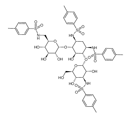 1,3,6',3''-tetra-N-tosylkanamycin A 结构式