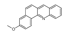 3-甲氧基苯并[c]吖啶 结构式