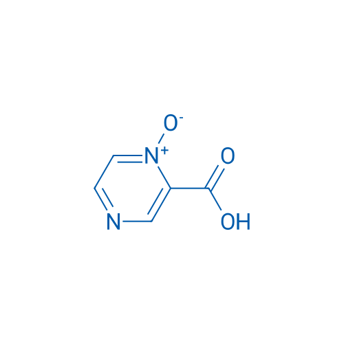 2-Pyrazinecarboxylic acid, 1-oxide 结构式