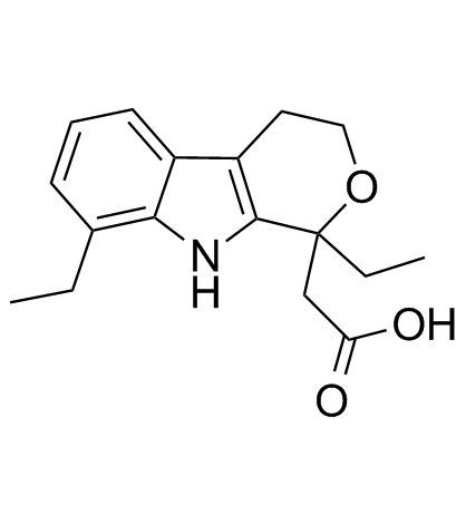 依托度酸 结构式