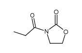 3-丙酰基-2-恶唑烷酮 结构式