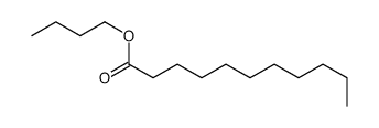 Undecanoic acid butyl ester 结构式