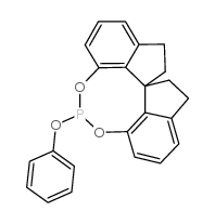 苯基-[R-1,1-螺二氢茚-7,7-二基]-亚磷酸酯 结构式