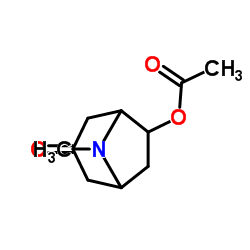 6-乙酰氧基托品酮 结构式