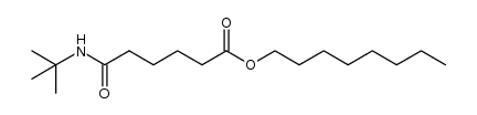 6-(叔丁基氨基)-6-氧代己酸正辛酯 结构式