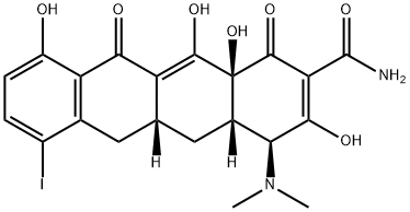 7-碘山环素 结构式