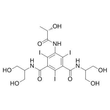 碘帕醇 结构式