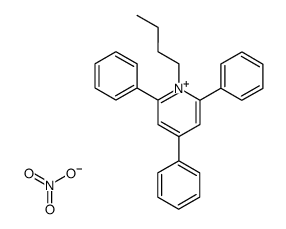 N-丁基-2,4,6-三苯基吡啶硝酸盐 结构式