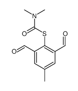 Carbamothioic acid, N,N-dimethyl-, S-(2,6-diformyl-4-methylphenyl) ester 结构式