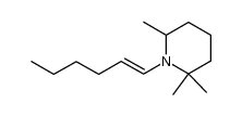 (E)-1-(己-1-烯基)-2,2,6-三甲基哌啶 结构式