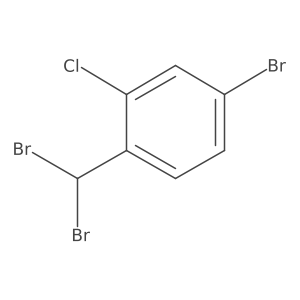 4-溴-2-氯-1-(二溴甲基)苯 结构式